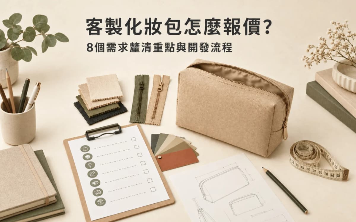 客製化妝包怎麼報價？8個需求釐清重點與開發流程