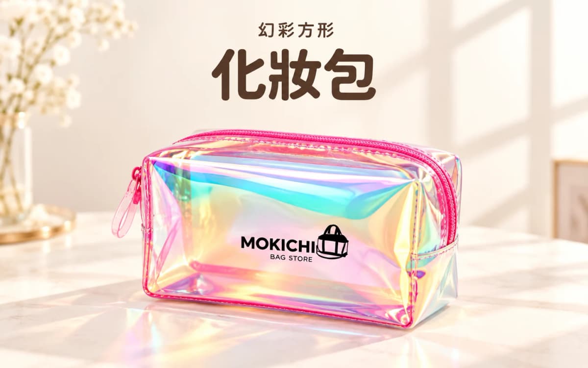 幻彩方形化妝包 ｜ Holographic Rectangular Cosmetic Pouch 1