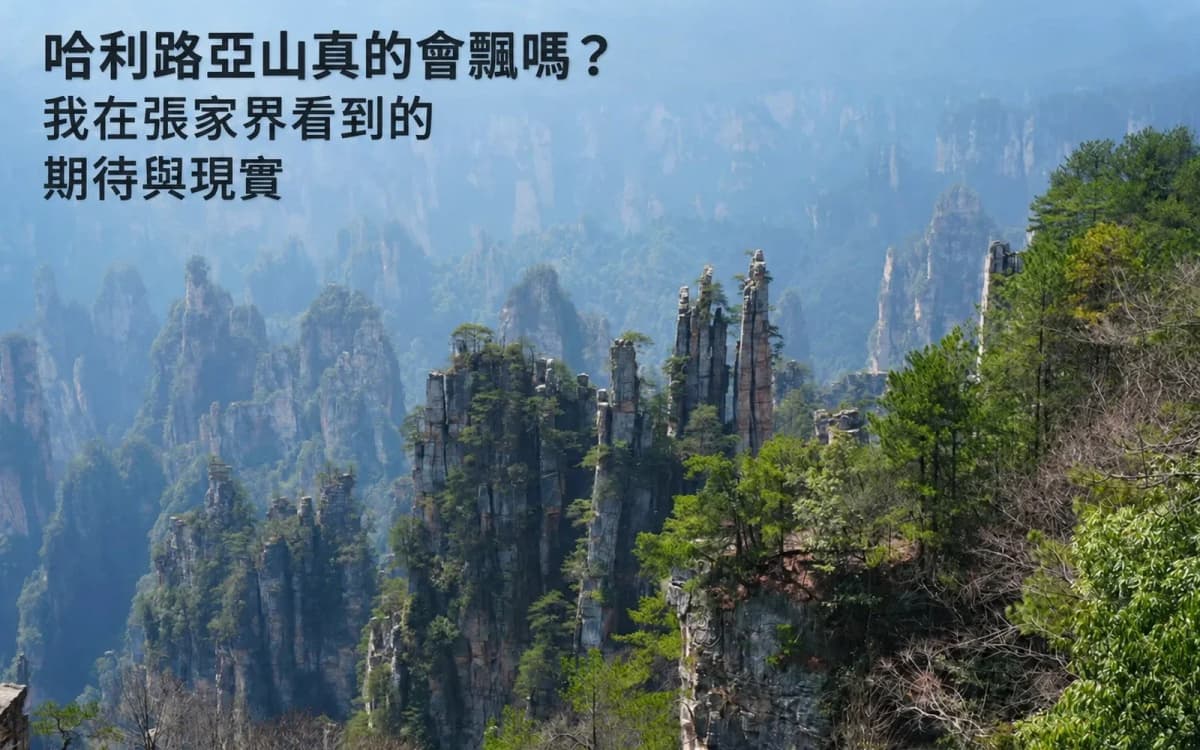 哈利路亞山真的會飄嗎?我在張家界看到的期待與現實