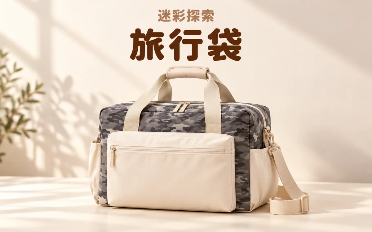 迷彩探索旅行袋 | Camo Expedition Duffle Bag