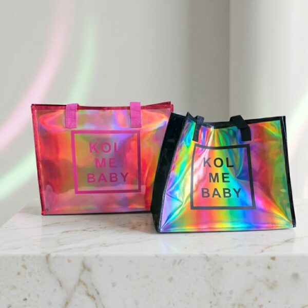 Iridescent Transparent Tote Bag