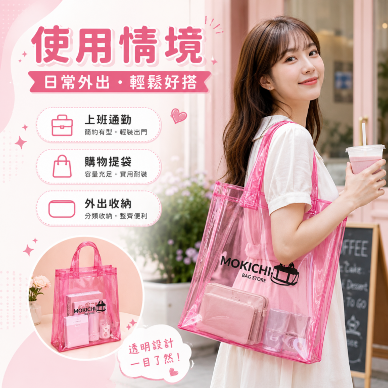透明 PVC 手提袋