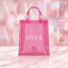 粉色透明手提袋｜Pink Clear Tote Bag