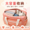 粉橘棋盤格旅行袋｜Peachy Checker Duffle Bag