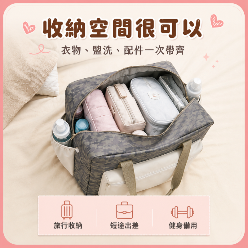 迷彩探索旅行袋｜Camo Expedition Duffle Bag